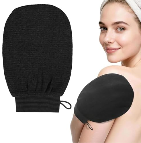 VOOSFSIE Guante exfoliante profundo para ducha, Exfoliante Ducha en Belleza, guantes de ducha para baño, spa, piernas, para mujeres y hombres, para mejorar el tono de la piel