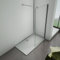 Parete Doccia Walk In Vetro Temperato Trasparente Anticalcare 8 mm Con Barra Stabilizzatrice regolabile da 70-120cm misura 50x200cm