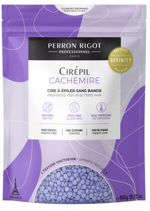 Perron Rigot - Cire Épilation Cirépil Cachemire Hypoallergénique , 800 G (Lot De 1)