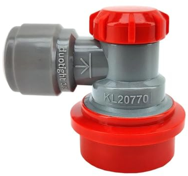 Brewzilla NC Fass Anschluss Gas mit 9,5mm Schlauchanschluss - Push in