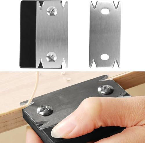 KEWAYO Tagliabordi Legno, Bordatrice Manuale Portatile, Pialla per Impiallacciatura, PVC, ABS, Lama Ricambio, Antiscivolo