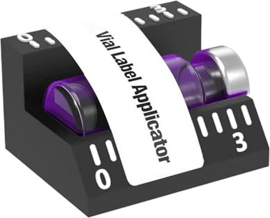 Flasketikettsättare 3ml/10ml Exakt Återanvändbar Långvarig Applikation | Etikettapplicerare Flaskverktyg för Smink Små Burkar Oljebehållare Konst Hemmakning Resor Inomhus Lagerhållning