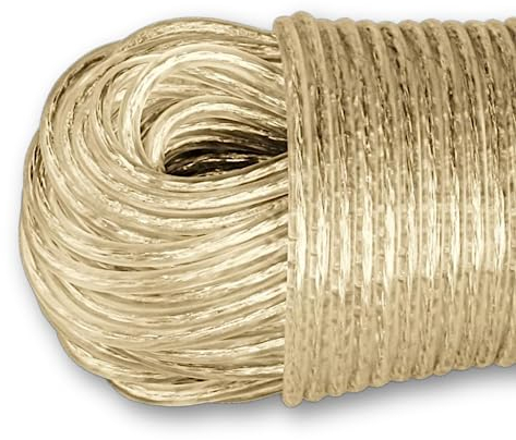 homeXpert Wäscheleine STURM Vollstahleinlage, Stärke 3,5 mm Länge: 50 m ummantelt