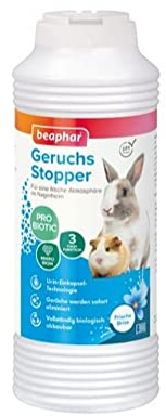 BEAPHAR - Geruchsstopper Für Nagerheime - Für Frischen Duft Im Nagerheim - Mit Probiotika - Schützt Das Mikrobiom - Biologisch Abbaubar - PH-Neutral - 600 g