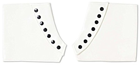 W WIDMANN MILANO Party Fashion - 9437S - Polainas, blanco, accesorio de disfraz, carnaval, fiesta temática