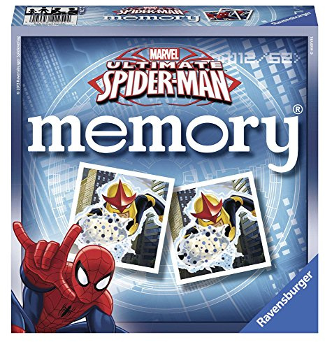 Ravensburger - Memory Ultimate Spider-man | Brädspel För Hela Familjen | 2 - 8 Spelare | Memory Game För Barn | Spider-Man-spel 4 år eller mer | Present för barn 4 år