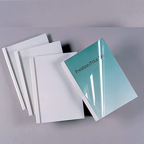 GBC ThermaBind Standard - Carpeta de encuadernación térmica (A4, 40 mm, 50 unidades), color blanco