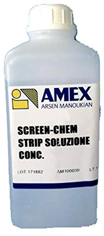CPL Fabbrika Siebdruckflüssigkeit Konzentrat 1 Liter zum Entfernen von Emulsionen aus Rahmen für Siebdruck.