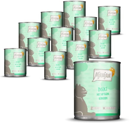 MjAMjAM - Insekt mit saftigem Hühnchen 12 x 800 g
