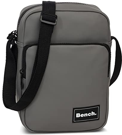 Bench Hydro Damen und Herren Bag Umhängetasche Tasche Handtasche Schultertasche Crossbody-Tasche, dunkelgrau, 24 x 17 x 9 cm