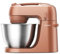 Kenwood Go Küchenmaschine KZM35.000RD, platzsparend, inkl. 4-Liter-Schüssel, K-Haken, Ballonschneebesen, Knethaken, Spritzschutz & Messlöffel, Metallgehäuse mit Tragegriff, 800W, Rot