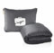 Amexo Couverture de Voyage, Doux et Chaud Couverture de Voyage 2 en 1, Super léger Portable Couverture de Voyage Avion pour Les Voyages en Avion Voyages d'affaires et Bureau (Gris)