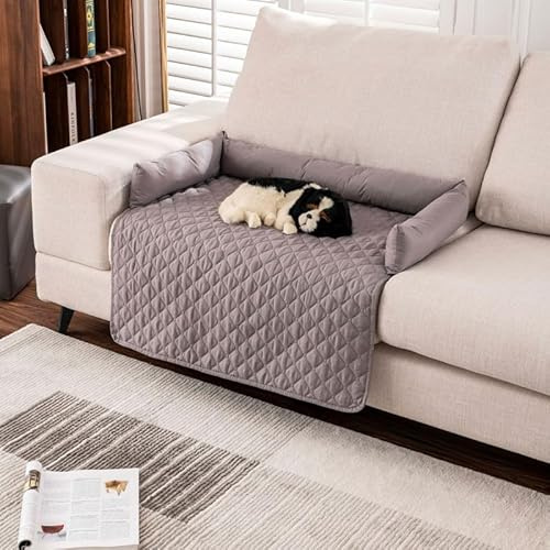 CiCixixi Cama para Perros, Cesta para Perro, Manta para Perro, Sofá para Perro, Funda de Sofá, Cama para Perro Lavable a Mano, Super Suave Antideslizante, Cama Perro Grande (75 x 75 cm