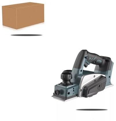 Recharable Electric Planer Cordless Handheld Wood Cutting Tool Cordless Wood Planing Machine Carpenter(No Battery)