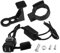 GLEAVI Cargador De Coche Motocicleta para Montar Navegador Telefónico Accesorios Automotrices Puerto De Carga del Coche Monte del Teléfono De Motociclo Puerto USB Moto Abdominales Negro