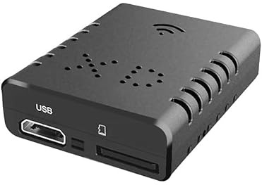 Mini-säkerhetskamera Full HD 1080P-upplösning, 2,4 G trådlös IP-webbkamera med minneskortstöd för hem- eller kontorsövervakning, kompakt svart 5 x 5 x 1 cm