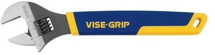IRWIN VISE-GRIP Adjustable Wrench Set, SAE, 12-Inch (2078612), yellow