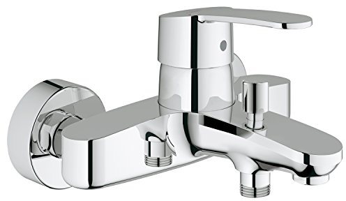 GROHE Eurostyle Cosmopolitan - Einhand-Wannenbatterie (langlebige Oberfläche, für die Wandmontage, S- Anschlüsse) chrom, 33591002