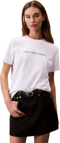 Calvin Klein Women’s Short Sleeve Regular Fit Classic Logo T-Shirt
