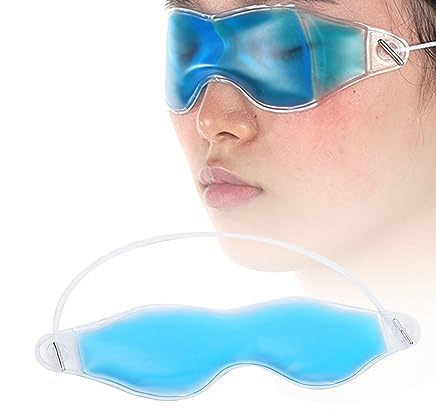 Gel Maschera per gli occhi Hot Cold Compress Pack Terapia per gli occhi Gel per il raffreddamento del ghiaccio riutilizzabile Maschera per gli occhi per dormire Occhiaie Maschera per gli occhi di rimo