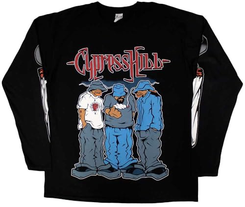 Cypress Hill Blunted Long Sleeve T Shirt L