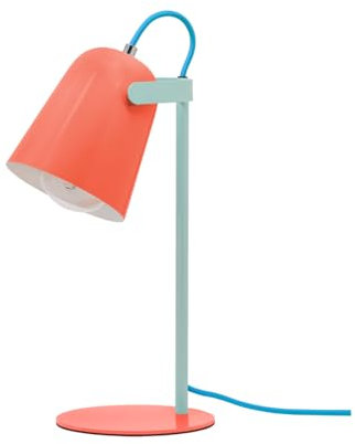 REMEMBER Tischleuchte Piet Coral - 35 cm hohe Leuchte aus Metall mit beweglichem Leuchtenkopf, H 35 cm