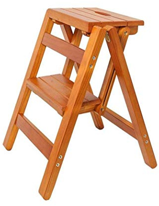 Escabeau pliable pour cuisine, bureau, bibliothèque, repose-pieds multifonctionnel pour usage domestique