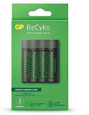Caricabatterie GP Recyko 4 x AA 2600mAh M451