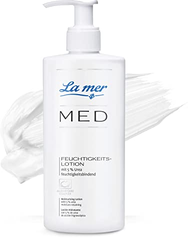 La mer MED Feuchtigkeitslotion - Intensiv feuchtigkeitsspendende Bodylotion für empfindliche und trockene Haut - Mindert Rötungen und Spannungsgefühle - Schnell einziehende Pflege - 200 ml
