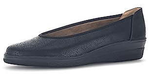 Gabor Damen Keilpumps, Frauen Absatzschuhe,Moderate Mehrweite (G),Wedge-Heel,klassisch,elegant,bequem,Office,büro,Heels,schwarz,39 EU / 6 UK