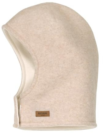 maximo GOTS Mini-Schlupfmütze Baumwollfleece, Klettverschluß Made in Germany Baumwollfleece