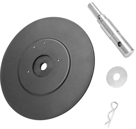 Two Stage Auger Adapter Ice Auger Conversion Kit with 9.05 Stopper Disc for 1/2 inch Drill Chuck Compatible with Most Brands of Hand Augers