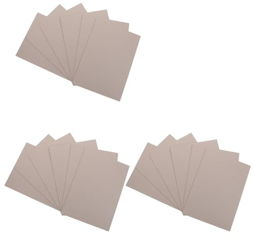 PRETYZOOM Carton Ondulé Gris Épais A4 1 MM – 20 Feuilles Rectangulaires 294X21 CM – Carton pour Loisirs Créatifs Reliure Scrapbooking et Bricolage Artistique