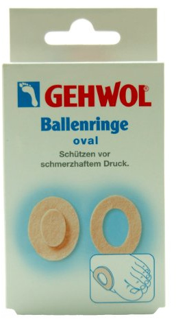 Gehwol Ballenringe oval, 6 St