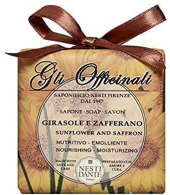 Nesti Dante Gli Officinali Sunflower und Saffron / Sonnenblume und Safran Seife, 200 g