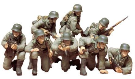 Tamiya German Panzer Grenadiers 1:35 Military Plastic Model Soldier Troop Figures Assembly Kit