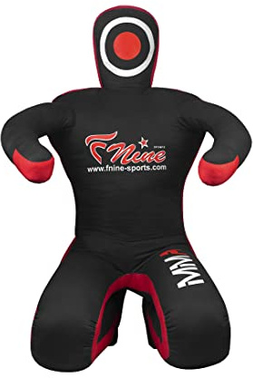 MMA Dummy Judo Sac de Frappe Non rembourré – Position Assise Mains sur Le Devant - 101,6 cm (40) - Noir/Toile