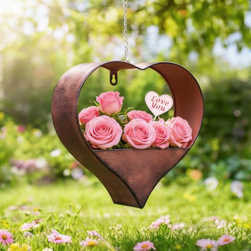 Goodeco Hängande blomplantor för inomhus- och utomhusväxter – eleganta och funktionella planterare för vägg eller tak, hem- eller kontorsdekor för kvinnor