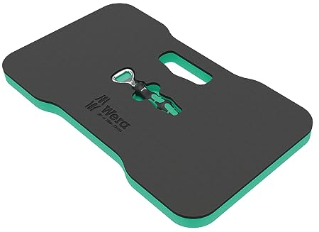 Wera 05134545001 9516 Wera Knie- und Handschmeichler Set 2, Kniebrett mit Flaschenöffner, 2-teilig