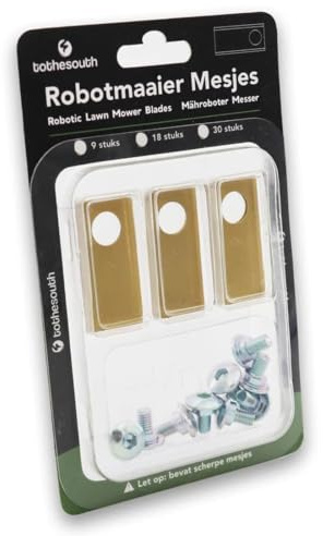 30 lame per tagliaerba robotizzato al sud, in titanio, adatte per Honda Miimo HRM 1500-30 pezzi