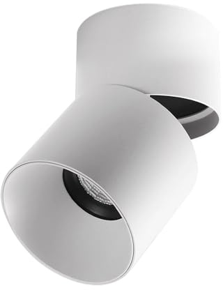USMCPQVXN Foco de Techo Led Ajustable, Focos Direccionales con Rotación de 360°, Lámparas Decorativas, Focos de Pareds Giratorios para Sala de Estar, Dormitorio, Galería, Iluminación de Imágenes/3000K