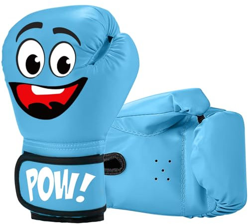 JUOIFIP Boxhandschuhe Kinder, 4oz Kinder Boxhandschuhe zum Boxsack Sparring Training, MMA, Muay Thai, Kickboxen & Kampfsport Junior