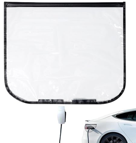 Mppchhn EV Charger Port Cover | Car Charging Port Rain Cover | Waterproof EV Charging Ports Covers Magnetic Adsorption Plug Rainproof Cloth | Snow And Rain Protection For Electric Vehicle