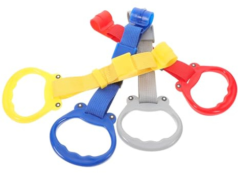JOINPAYA 4 pièces Anneaux de Traction Garçon Fille Réglables pour Parc et Lit Support Stable pour Apprentissage Debout et Marche Installation Facile Adaptés Croissance des Tout Petits