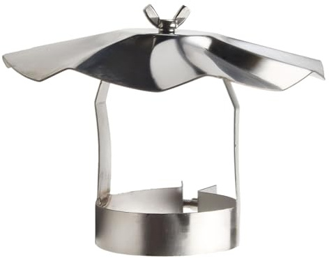 Capillini da, cappuccio per tubi per cottura | Capo tetto in acciaio inossidabile | Protezione da polvere di neve, copertura esterna del tubo del fornello per da cucina per famiglie di fiori di fuoch