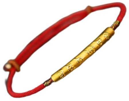 LMMSHA Feng shui armband, feng shui rikedomarmband, silver, guld, flätad kedja, unisex vuxen, hjärtform, silver, 1 räkning