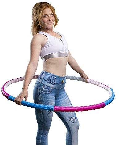 HOOPOMANIA Body Hoop [0,95 kg] Massage Hulahoop für Erwachsene Hula Hoop gegen Bauchfett