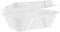 Vegware Biodegradable Sugarcane Clamshell Takeaway Box 7 x 5inch Pack of 50