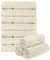 Brandsseller 10er Set Seiftuch 30 x 30 cm Waschlappen Frottier Seiflappen Gästehandtuch mit Aufhänger Baumwolle 470 g/m² Bad Haushalt - Ecru