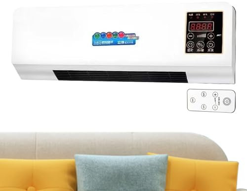 Climatiseur Murale - Unité De Refroidissement Multifonction Pour Pièce - Appareil De Refroidissement Silencieux Et Économique, Gain De Place Pour Studio Chambre Dortoir Petits